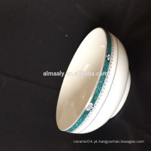 atacado tigela de arroz de porcelana, saladeira de cerâmica